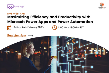 Register for a Live Webinar on: Streamline, Automate & Supercharge your Business with Microsoft Power Apps and Power Automation! 